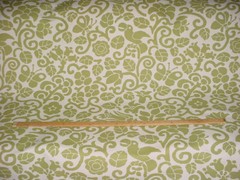 11-1/8Y Lee Jofa Groundworks GWF-2744 Parrots Apple Upholstery Fabric
