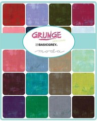 Moda Grunge Multicolor Mini Charm Pack Fabric – 2-1/2″ Squares (42)