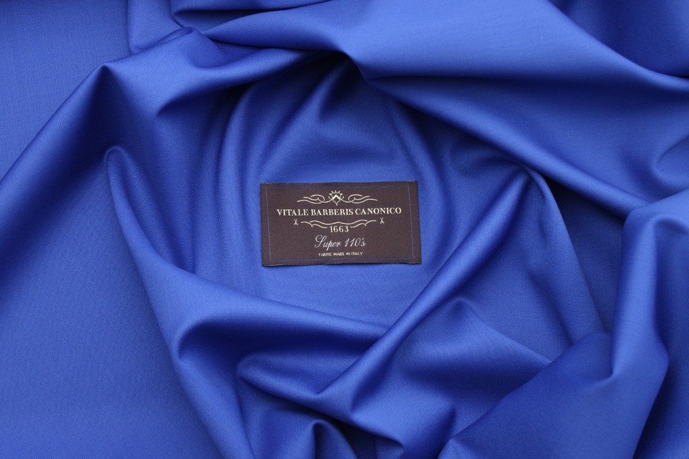 Vitale Barberis Canonico 110’s superfine wool suiting fabric made in Italy