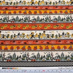 HTF Trick or Treat Parade Yuko Hasegawa RJR Fabrics 2011 Cotton by the HALF YARD