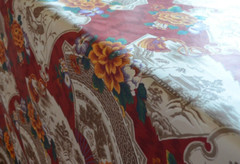 Thirty + yards available VINTAGE STANLEY KING CHINOISERIE CHINTZ 100% Cotton