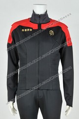 Sierra Command Cosplay Costume For Star Trek Online Final Decision Jacket Suit