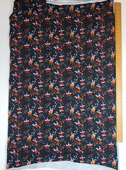 DISNEY MICKEY MOUSE FANTASIA Sorcerer Lycra Spandex Knit Fabric 42″ l x 56″ w ++
