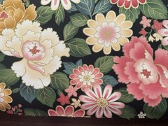 Fabric Oriental Pink Flower 43”x 36”By Red Rooster Fabric 970
