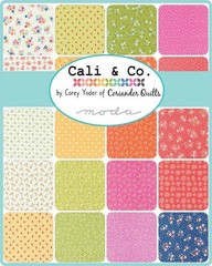 Moda CALI & CO. Charm Pack, 100% Cotton 5-inch Precut Squares (42 pcs)