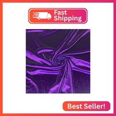 Valentina Textile Inc Stretch Velvet Fabric is 58/60″ inches Wide (1 Yard, Dark