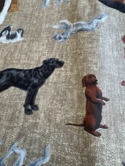 Cranston VIP Joan Messmore Fabric Different Dog Breeds 5 1/2 Yards