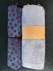 Lot of 6 Multicolor Mixed Pattern Fat Quarters cotton fabric