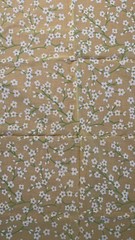 Vintage Sheer Yellow Floral Felted Speciality Fabric Approx 93×44”