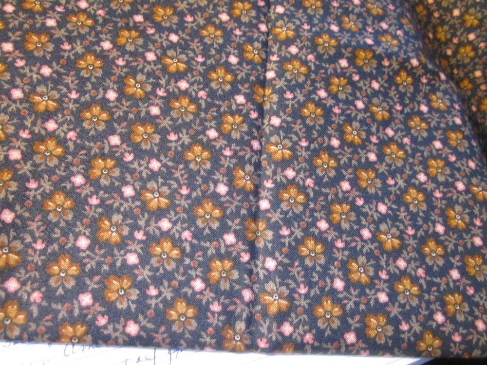 F7237, Rare vintage, Judie Rothermel, 13 x 36 inches, calico flowers.