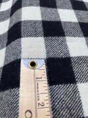 $40 for 2 Yards 90% Real Wool (Coating) Italian Fabric – Buffalo Plaids Design