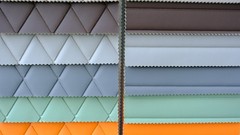 Marine Grade Aqua Faux Leather Upholstery Fabric | Foam Backd Vinyl | Waterproof