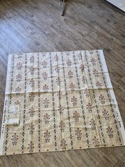 Vintage GREEFF Fabric Sample Kennebunkport 36 In x 33 In Screen Print Cotton