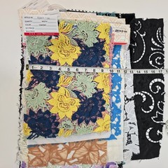25 Assorted Lace Fabric Samples Lot Floral Guipure Embroidery Craft Sewing