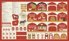 Farmstead Panel 20909 11 by Stacy Iest Hsu for Moda Fabrics – 36″ x 60″