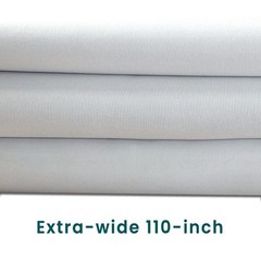 99.9% Blackout Drapery Lining Fabric White Sold by Yard 55″ wide light weight