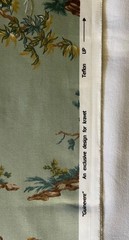Kravet Guinevere Pastoral Print Cotton Upholstery Fabric 1.3 yards 54″x47″