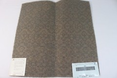 Designer Fabric Upholstery Sample KRAVET COUTURE Diamond Jute Burnt Umber 13″ SQ