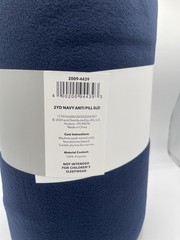Blue Solid Anti Pill Fleece Fabric – Pre Cut 2 Yards