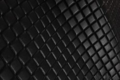 Single Diamond Quilted Vinyl Grain Faux Leather Upholstery Fabric Stitched 55″