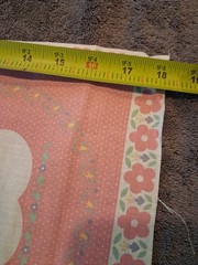 Vintage Pastel Cheater Quilt Fabric Panel 44×18 Swan Cat Dutch Girl Cotton