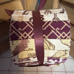 Jelly Roll 2.5 X 42” Beige Black Wine Fabric