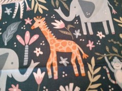Fabric Animal Kingdom Cotton Calico 70×44″ Baby Animals
