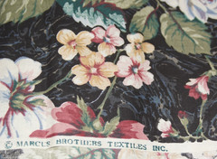 MARCUS BROTHERS TEXTILES * Premium Polished Cotton * Large Floral Pattern * BTY