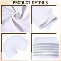 Breling 20 Pcs 10 x 10 Inch Cotton Fabric Bundle Squares Precut Fabric Square…