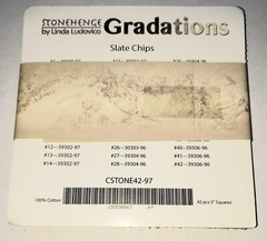 Lot of 4 NOS Northcott Stonehenge Gradations SLATE CHIPS Charm Pack ~ 42 PC X 5″