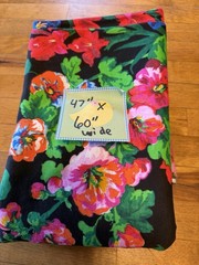 Fabric Stretchy Floral Print 47”x60”