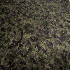 Green Purple Floral Jacquard Damask Fabric Elegant Remnant 57″ Wide x 37″