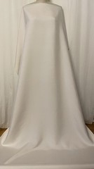 100% Silk Dupioni White Luxurious Fabric 40mm 2.75 Yard Long 45″ Wide
