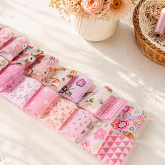 40Pcs Cotton Jelly Roll Fabric Strips for Quilting, 20 Pink Patterns | 2 of Each
