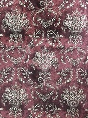 Velvet Damask Fabric, 54″ Wide, for Upholstery Chair Window Craft – Sold by Yard
