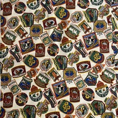 Joan Messmore Fabric. Farm, Seed Packets, … One Yard x 44. More Avail. J24-508