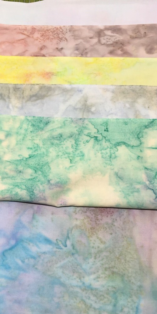 Bali’s Pastel Medley #5878 6 Fat Quarter Cuts Keepsake Quilting