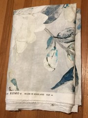 Linen Fabric 2 Each 60” x 30” – Japonica by Romo – Interiors Crafts Cushions