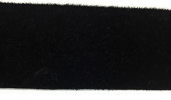 Rich Heavy Scuba Black Velvet -3″ Inch Black -2 Yard Cut- (Available Sizes 6″,4″
