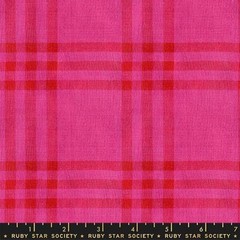 Horizon Plaid in Pink | Mystic Fable Warp and Weft Wovens | Ruby Star Society