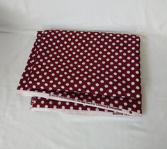 David Textiles Cotton Fabric Polka Dots Red / Maroon 2 3/4 Yards, 43″ Wide