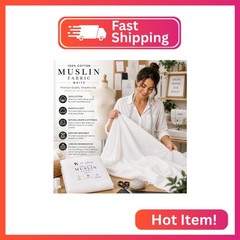 AK TRADING CO. Muslin Fabric/Textile Bleached – Draping Fabric – Bleached White