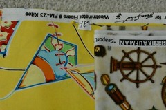 2 Yards & 28″ Long, Novelty-Print Quilt Cotton Fabric Bundle / Lot, T415