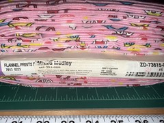 Skull and Peace Flannel fabric ~ by the yard