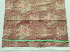 RALPH LAUREN Paisley Floral Scroll Fabric 1.66 Yards Jewel Tone Brown Green Red