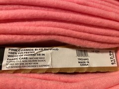 Blizzard Fleece – By The Yard- 58 inches wide – Pink Cosmos / Solid Pink