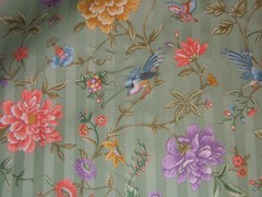 Braemore, Spring Dancers, Floral with Birds and Butterflies, BTY. Clr Jade Multi