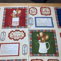 My Farmhouse Kitchen Panel 35” By 44” Cat Williams SSI Cotton Fabric – New