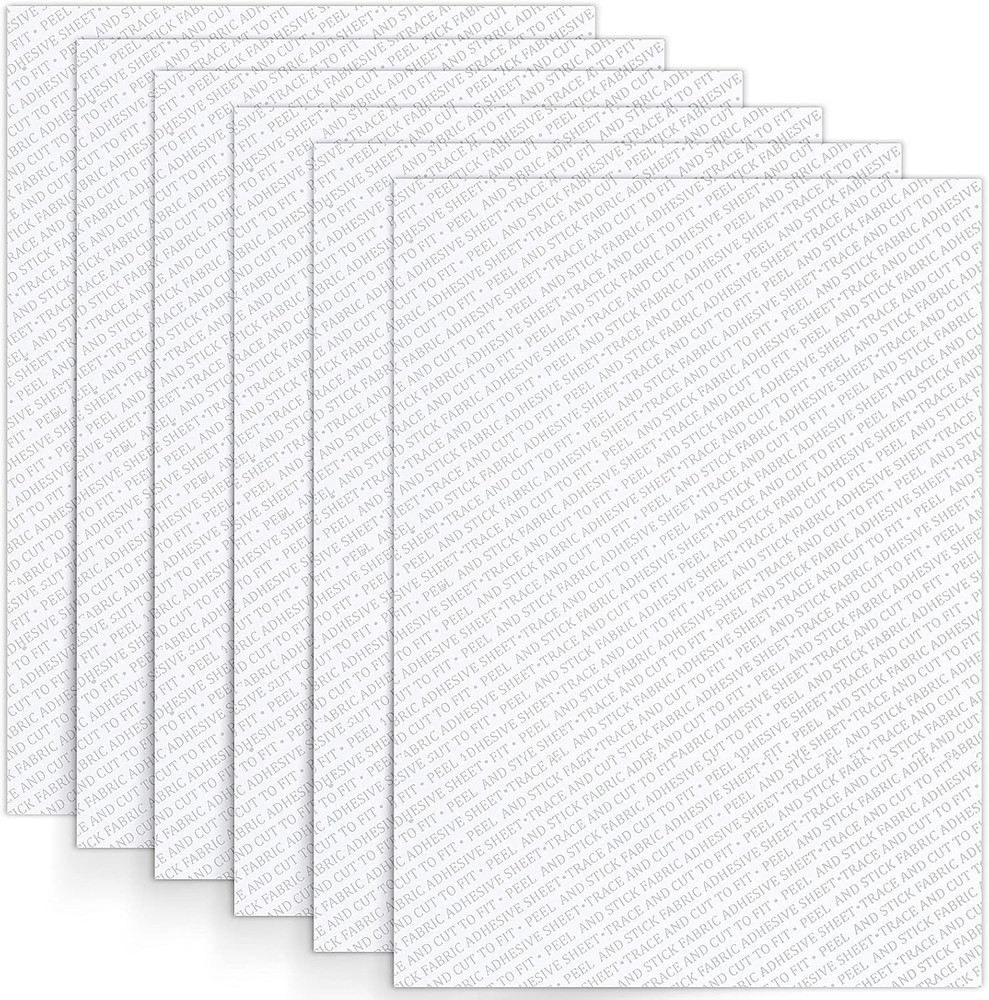 6 Pieces Patches Badge 11.8X8.6 Inch Cut to Fit Freestyle Double Sided Adhesive