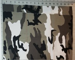 Green & Grey Camo Remnant Lot Of 4 Fabric 1pc 12×8, 2pc 12×18 1pc 24×66 inches